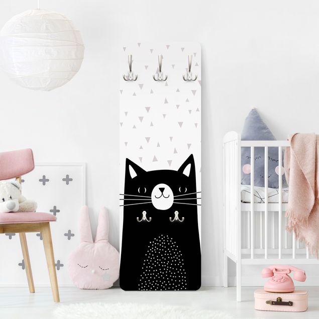 Coat rack kids - Zoo With Patterns - Cat