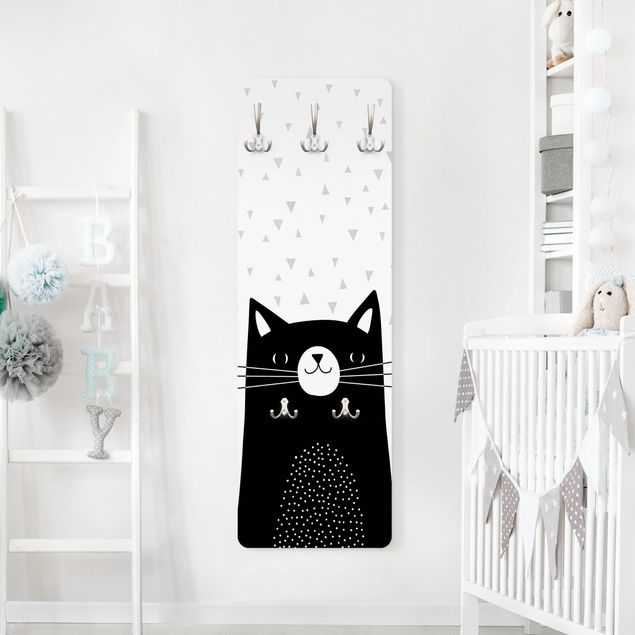 Coat rack kids - Zoo With Patterns - Cat