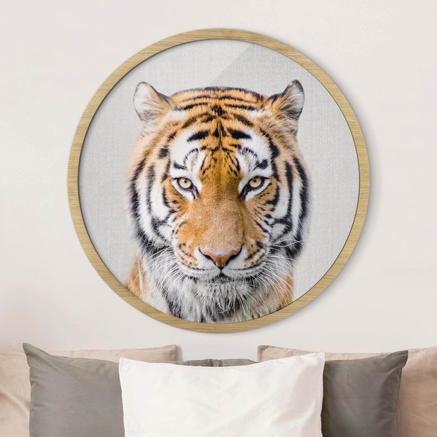 Framed prints round Tiger Tiago