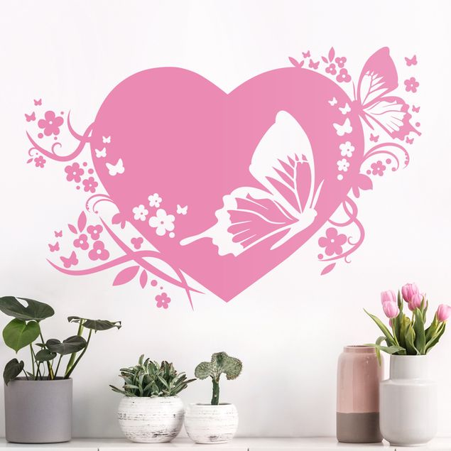 Leaf wall stickers Stunning Heart