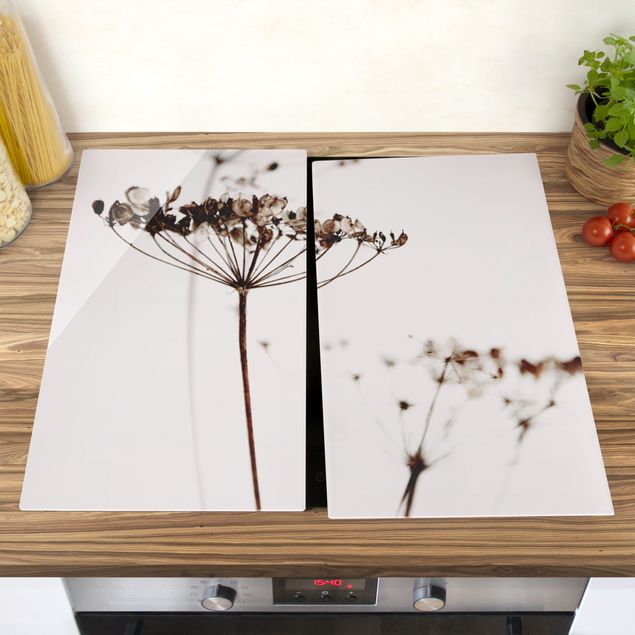 Stove top covers - Dried Flower And Shadows
