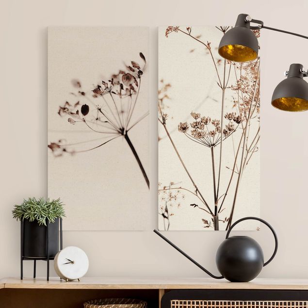 Print on canvas - Dried Flowers Set
