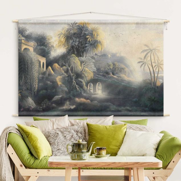 modern tapestry Tropical Fantasy Landscape