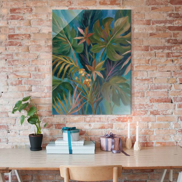 Glass print - Tropical midnight atmosphere