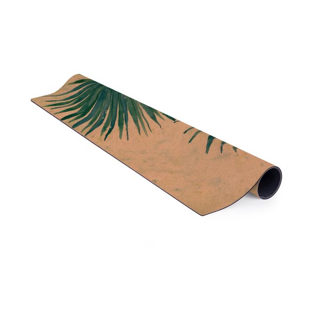 nature mats Tropical Palm Leaves Close-up