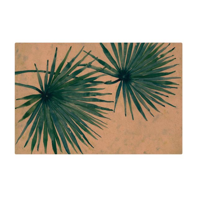 large area rugs Tropical Palm Leaves Close-up