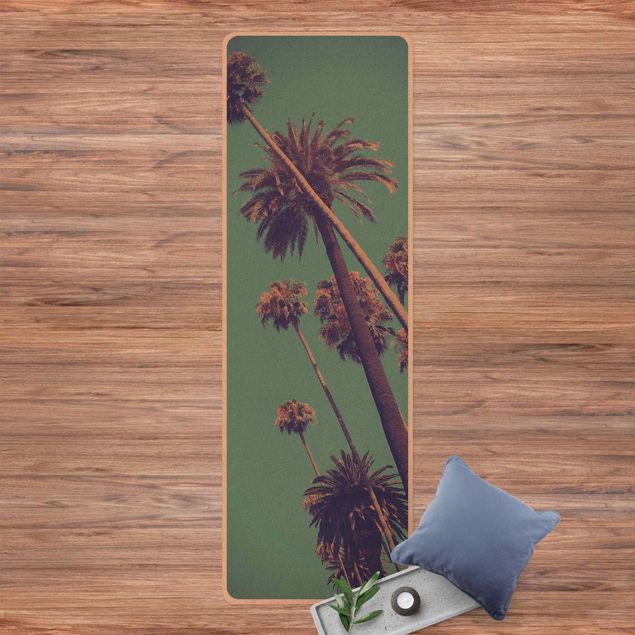 Modern rugs Tropical Plants Palm Trees And Sky