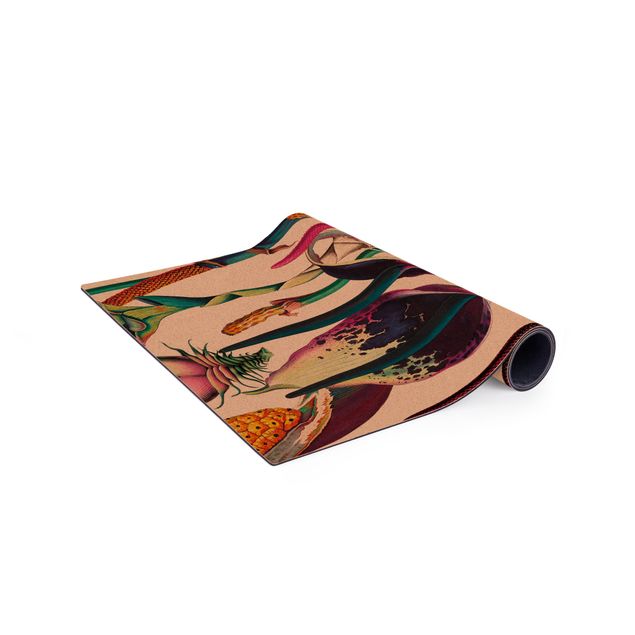 Multicoloured rug Tropical Luxury Pattern XXL