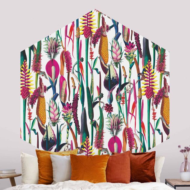 Wallpapers Tropical Luxury Pattern XXL