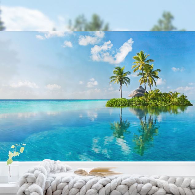 Window decoration - Tropical Paradise