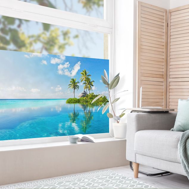 Window decoration - Tropical Paradise