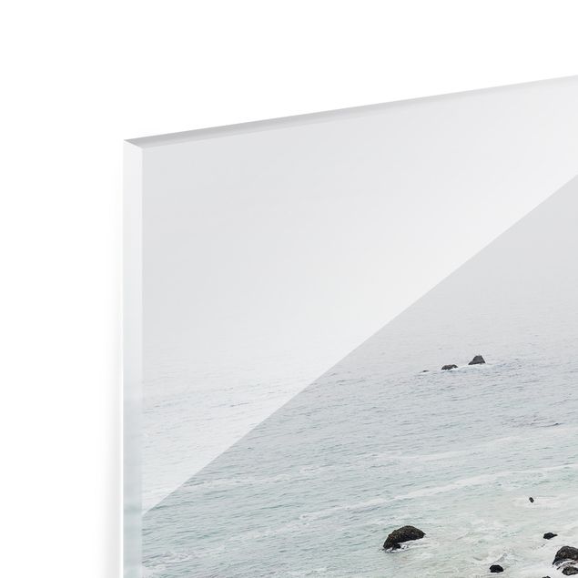 Glass print - Gloomy Malibu