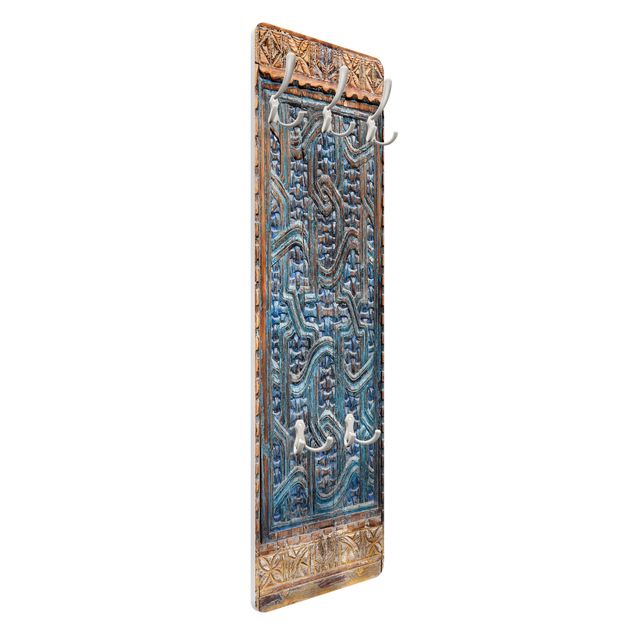 Coat rack shabby - Door With Moroccan Carving