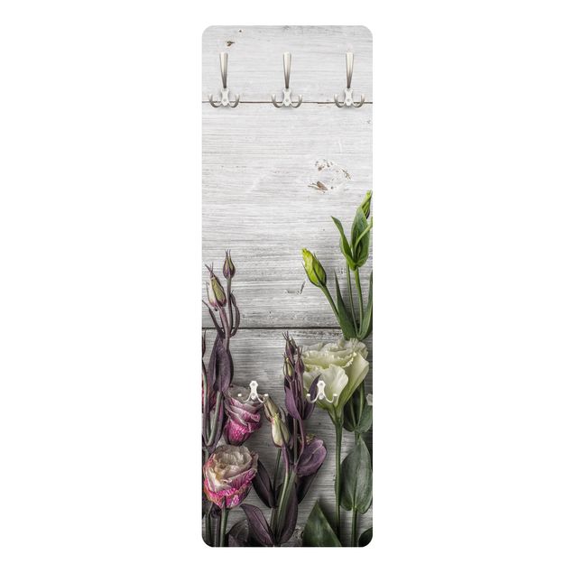 Coat rack - Tulip Rose Shabby Wood Look