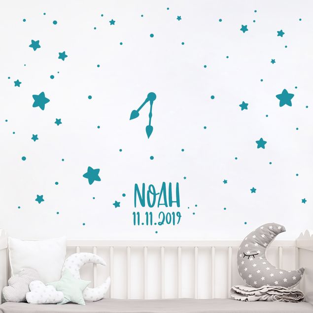 Wall stickers quotes Watch Customised text Stars