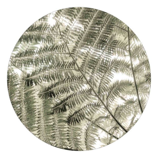 Self-adhesive round wallpaper - Beneath Fern