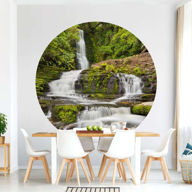 Wallpapers Upper Mclean Falls In New Zealand