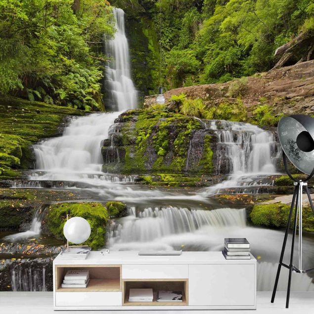 Wallpaper - Upper Mclean Falls In New Zealand