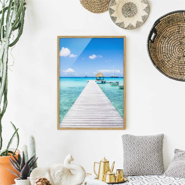Framed poster - Tropical Vacation