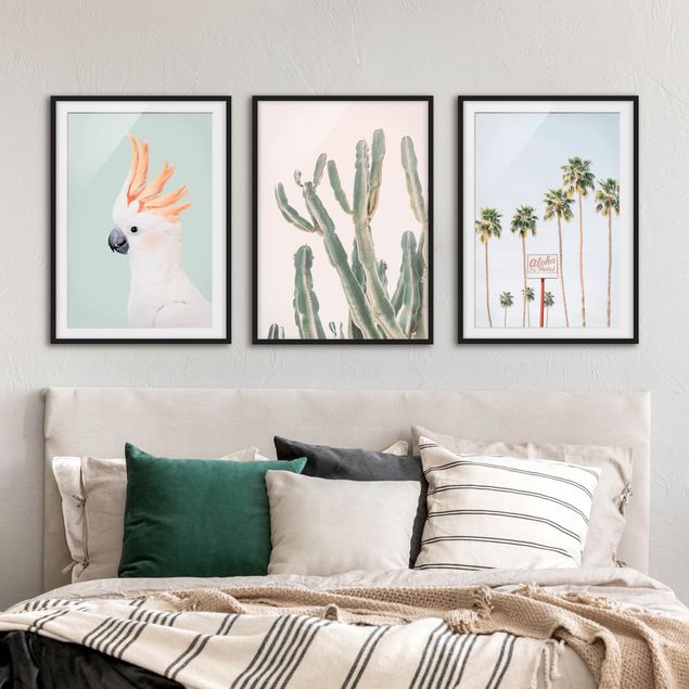 Wall frames gallery Vacation In Pastel