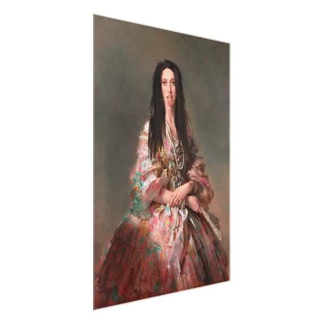 Glass print - Crazy Princess - Portrait format 3:4