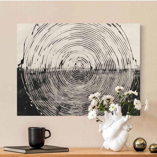 Canvas print gold - Fusion Black And White