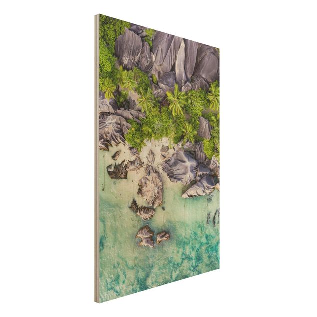 Wood print - Hidden Beach