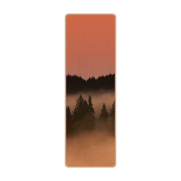 Yoga mat - Dreamy Foggy Forest