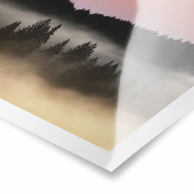 Poster - Dreamy Foggy Forest