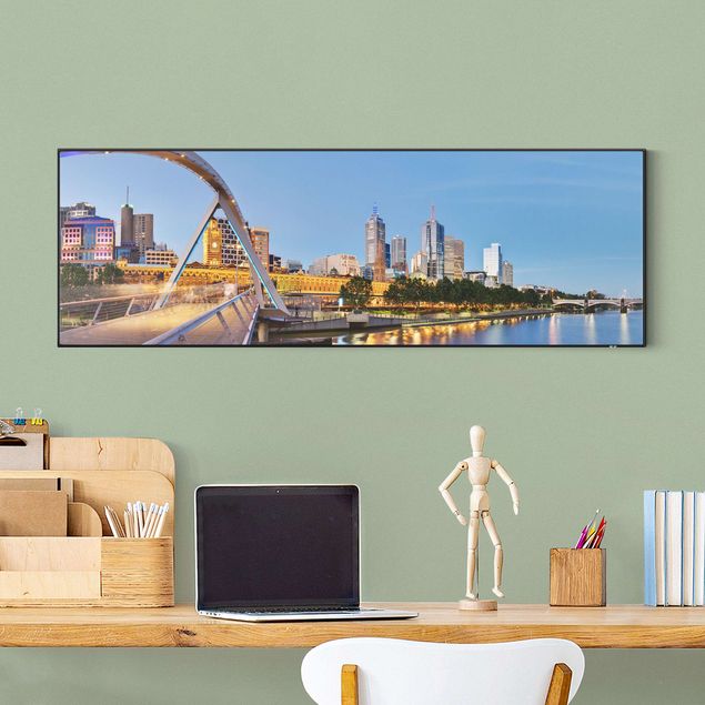 Interchangeable print - View Across The Yarra River
