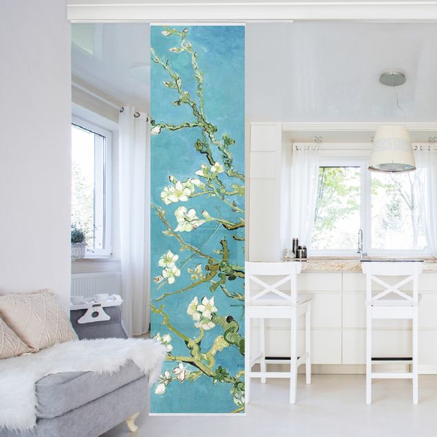 Sliding panel curtains set - Vincent Van Gogh - Almond Blossoms