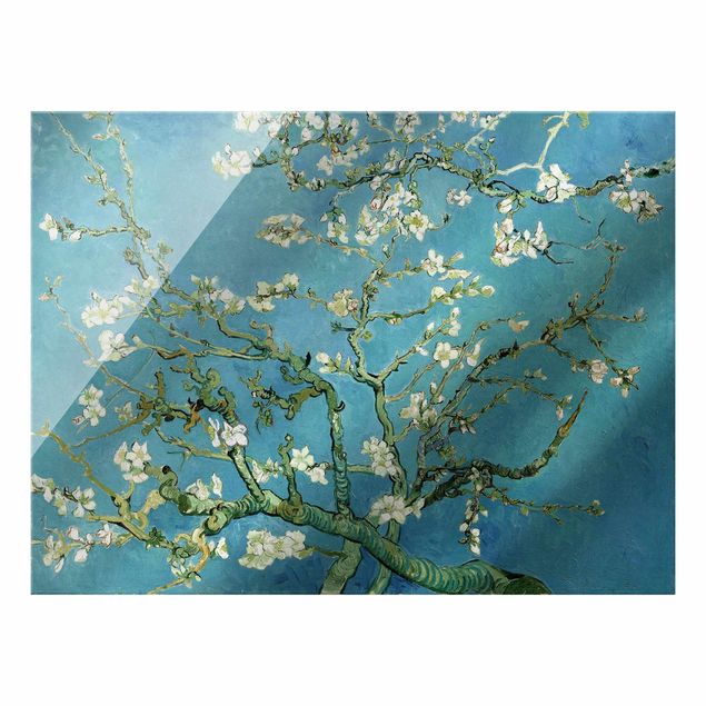 Glass print - Vincent Van Gogh - Almond Blossoms