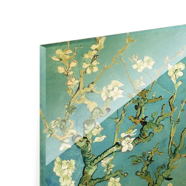 Glass print - Vincent Van Gogh - Almond Blossom - Portrait format