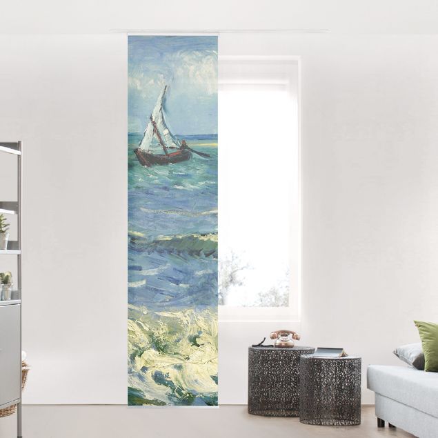 Sliding panel curtains set - Vincent Van Gogh - Seascape Near Les Saintes-Maries-De-La-Mer
