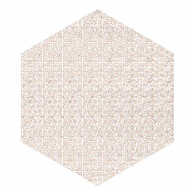 Self-adhesive hexagonal pattern wallpaper - Vintage Pattern Filigree Art Deco