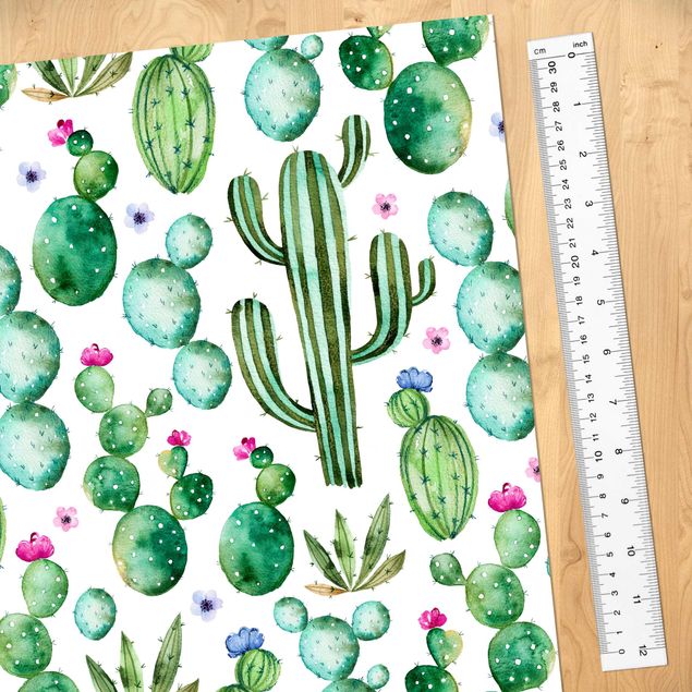 Wallpaper - Watercolour Cactus