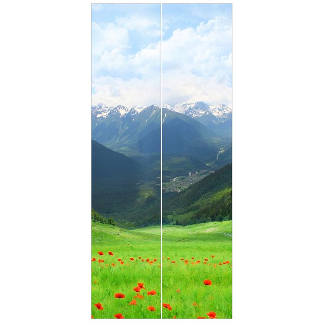 Door wallpaper - Alpine Meadow
