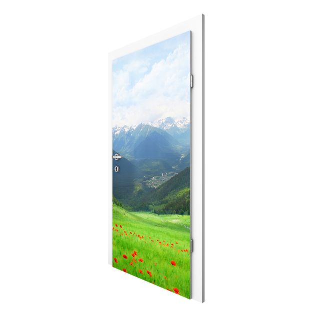 Door wallpaper - Alpine Meadow