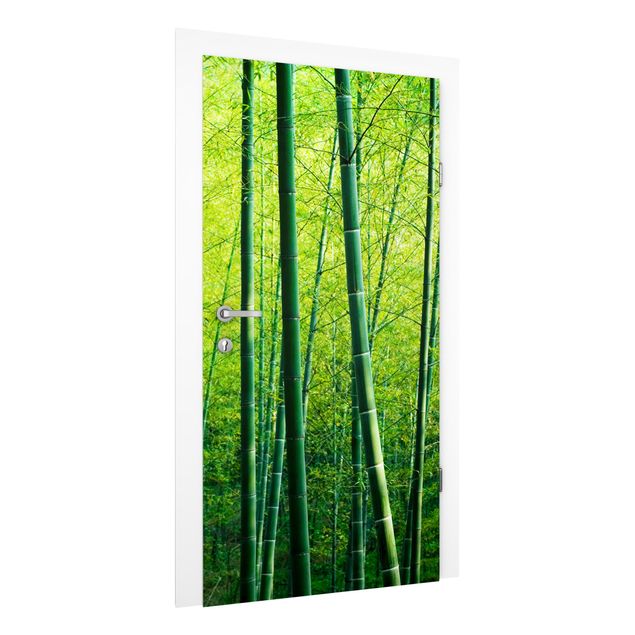 Door wallpaper - Bamboo Forest