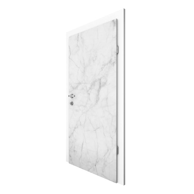 Door wallpaper - Bianco Carrara