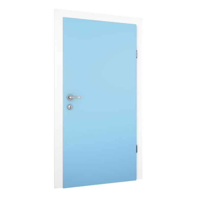 Door wallpaper - Colour Light Blue