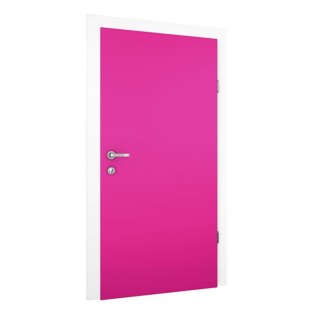 Door wallpaper - Colour Pink