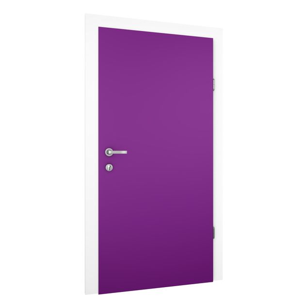 Door wallpaper - Colour Purple