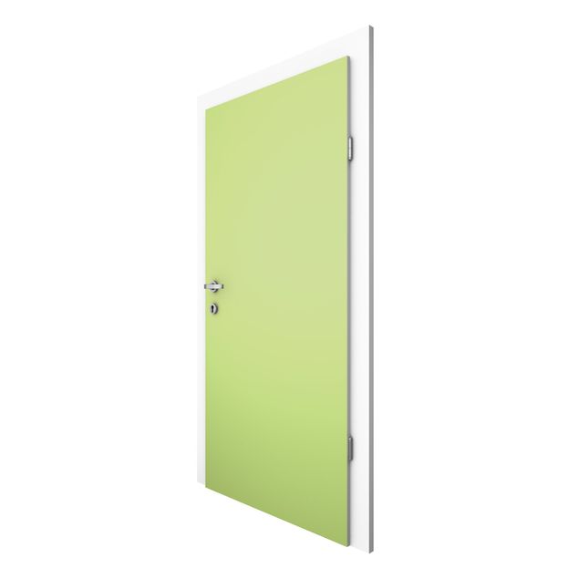 Door wallpaper - Colour Spring Green