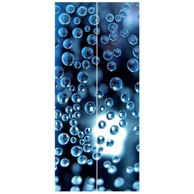Door wallpaper - Dark Bubbles
