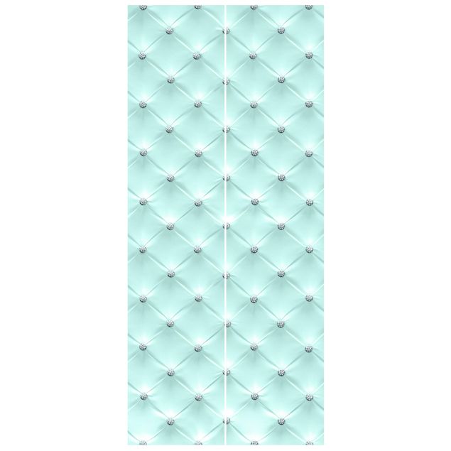 Door wallpaper - Diamond Turquoise Luxury