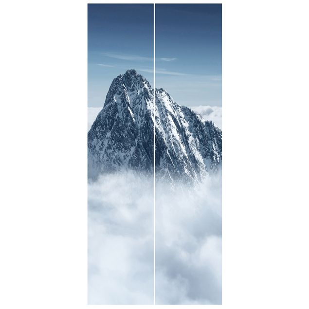 Door wallpaper - The Alps Above The Clouds