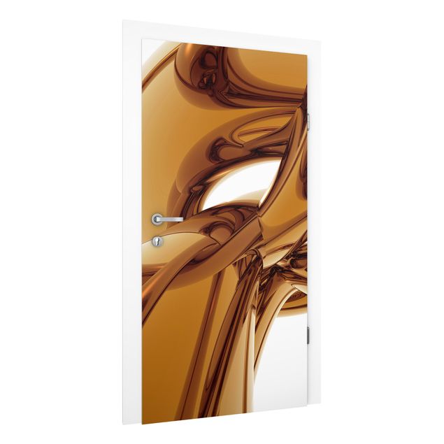 Door wallpaper - Golden Brilliance