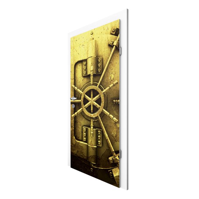Door wallpaper - Golden Safe