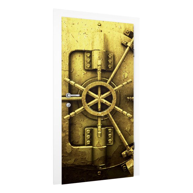 Door wallpaper - Golden Safe